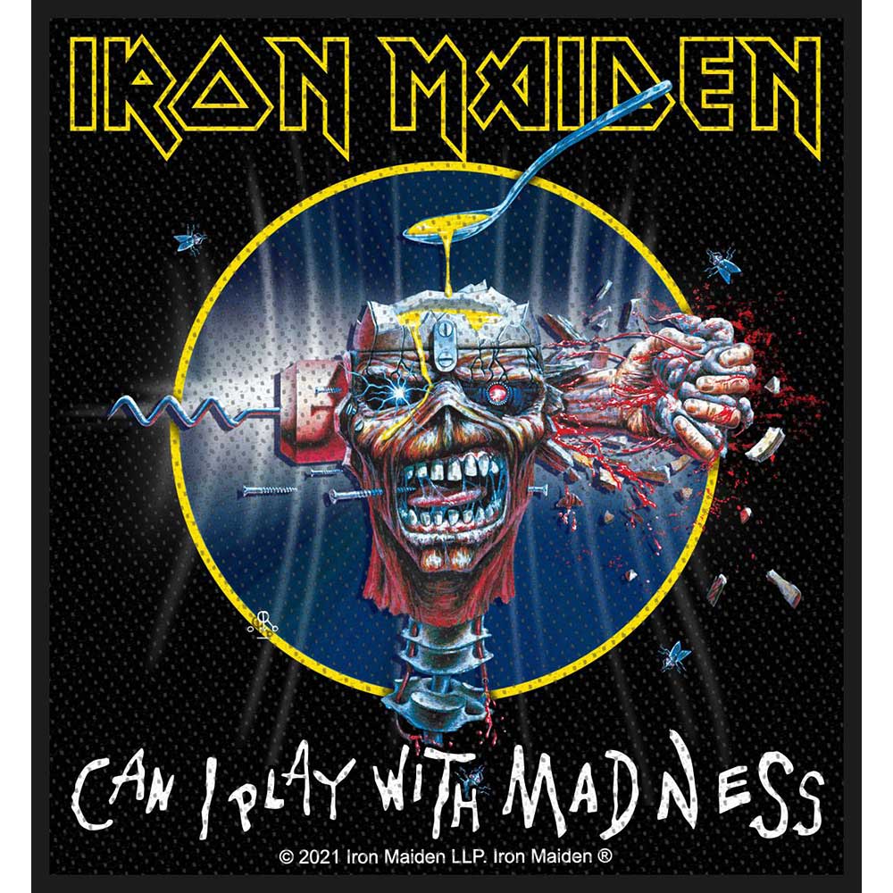 Iron Maiden Standard Patch: Can I Play With Madness (Retail Pack) Standaard patch