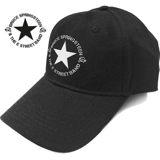 Bruce Springsteen Unisex Baseball Cap: Circle Star Logo Baseballpet