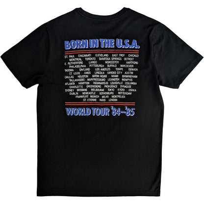 Bruce Springsteen Unisex T-Shirt: Born In The USA '85 (Back Print) T-Shirt