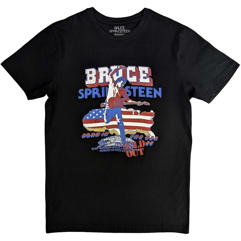 Bruce Springsteen Unisex T-Shirt: Born In The USA '85 (Back Print) T-Shirt