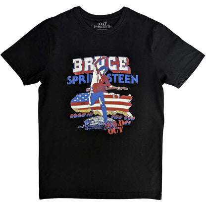 Bruce Springsteen Unisex T-Shirt: Born In The USA '85 (Back Print) T-Shirt