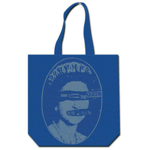 The Sex Pistols Cotton Tote Bag: God Save the Queen (Back Print) Katoenen draagtas