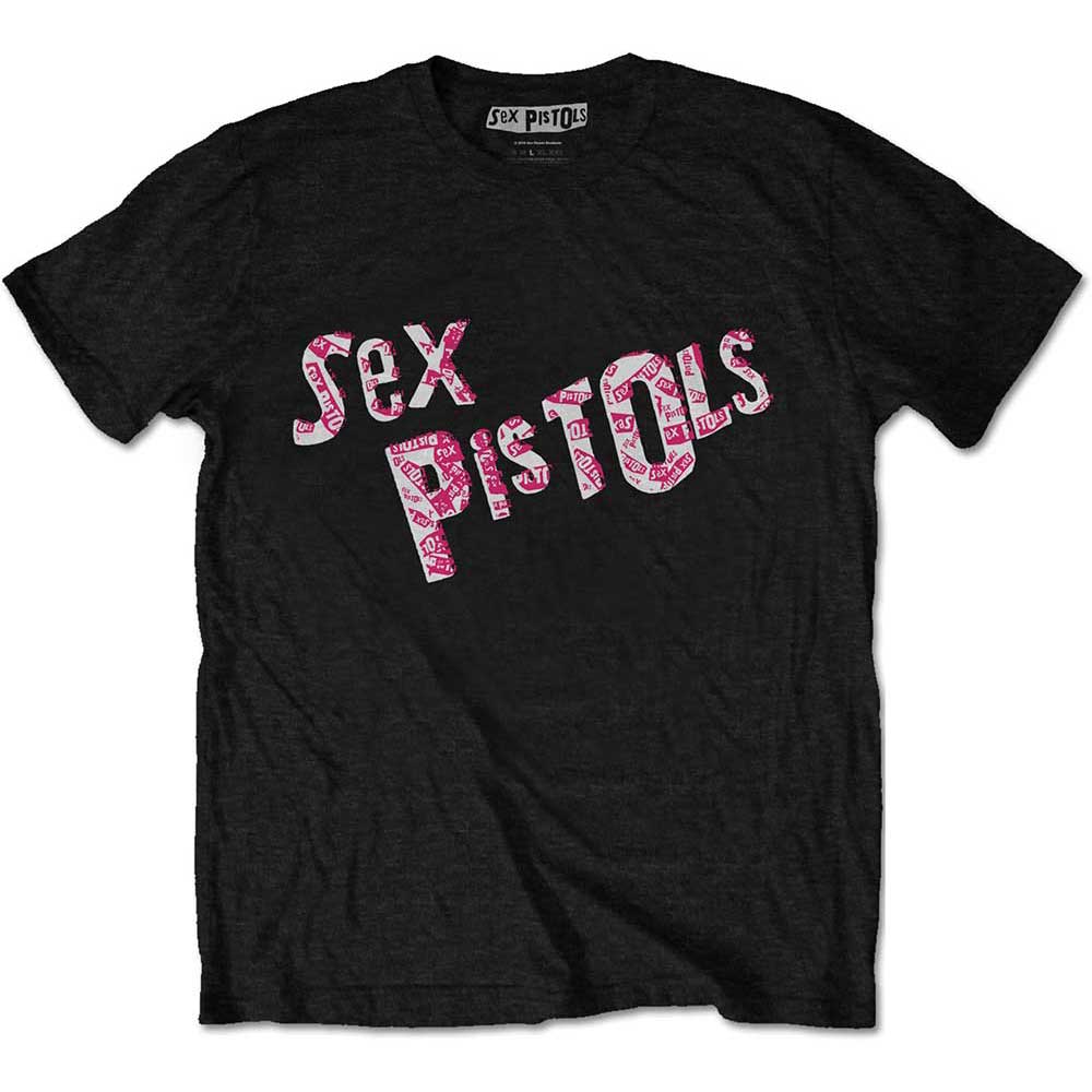 The Sex Pistols Unisex T-Shirt: Multi-Logo T-Shirt