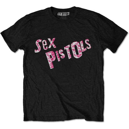 The Sex Pistols Unisex T-Shirt: Multi-Logo T-Shirt