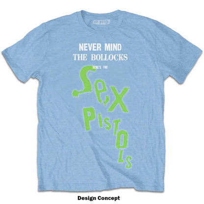 The Sex Pistols Unisex T-Shirt: Never Mind The Bollocks Drop Logo T-Shirt