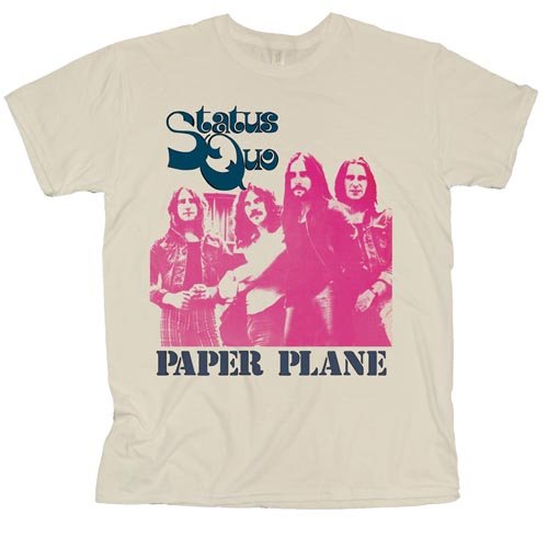 Status Quo Unisex T-Shirt: Paper Plane T-Shirt