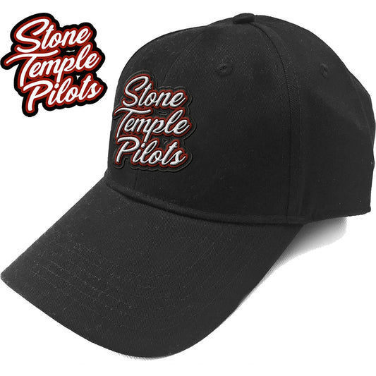 Stone Temple Pilots Unisex Baseball Cap: Scroll Logo Baseballpet