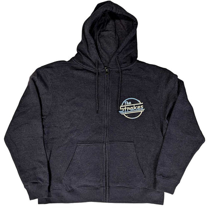 The Strokes Unisex Zipped Hoodie: OG Magna (Back Print) Ritshoodie