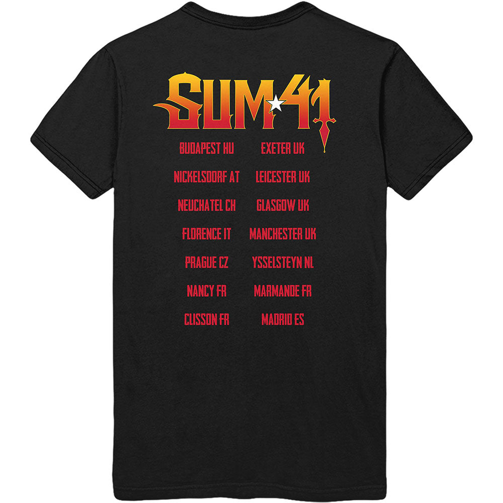 Sum 41 Unisex T-Shirt: Out For Blood (Back Print) T-Shirt