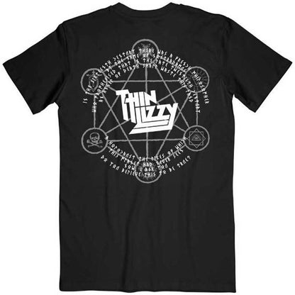 Thin Lizzy Unisex T-Shirt: Angel of Death (Back Print) T-Shirt