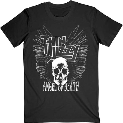 Thin Lizzy Unisex T-Shirt: Angel of Death (Back Print) T-Shirt