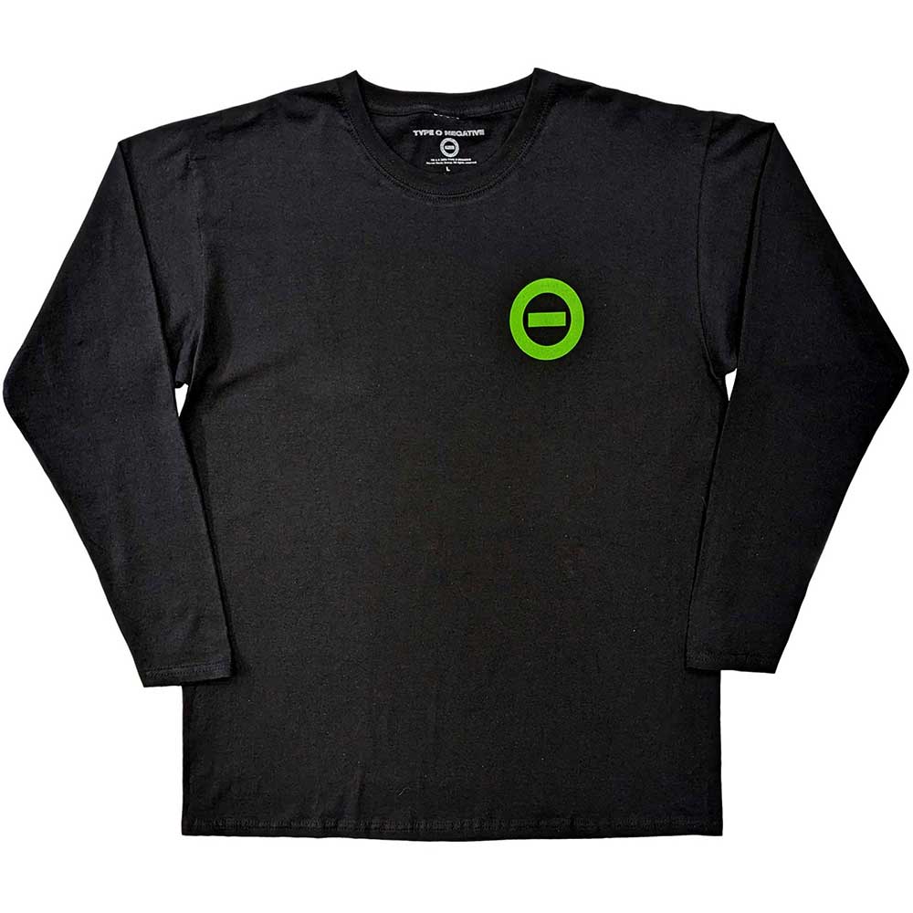 Type O Negative Unisex Long Sleeve T-Shirt: I Don't Wanna Be Me (Back Print) Long Sleeve T-Shirt