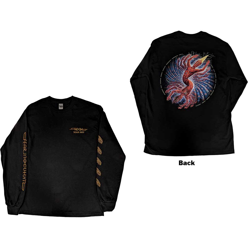 Tool Unisex Long Sleeve T-Shirt: Spiral Tour 2022 (Back Print) (Ex-Tour) Long Sleeve T-Shirt