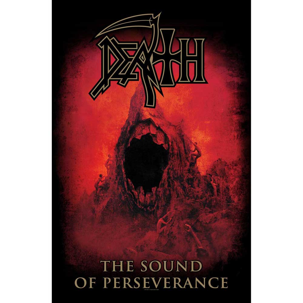 Death Textile Poster: Sound Of Perseverance Textielposter