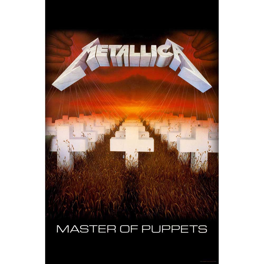 Metallica Textile Poster: Master of Puppets Textielposter