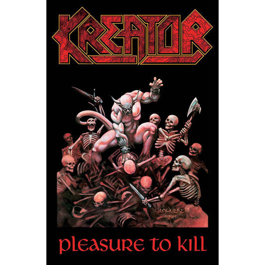 Kreator Textile Poster: Pleasure To Kill Textielposter