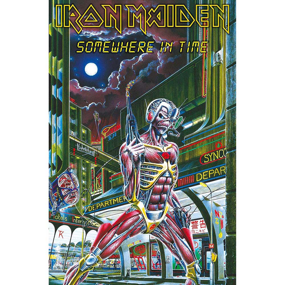 Iron Maiden Textile Poster: Somewhere In Time Textielposter