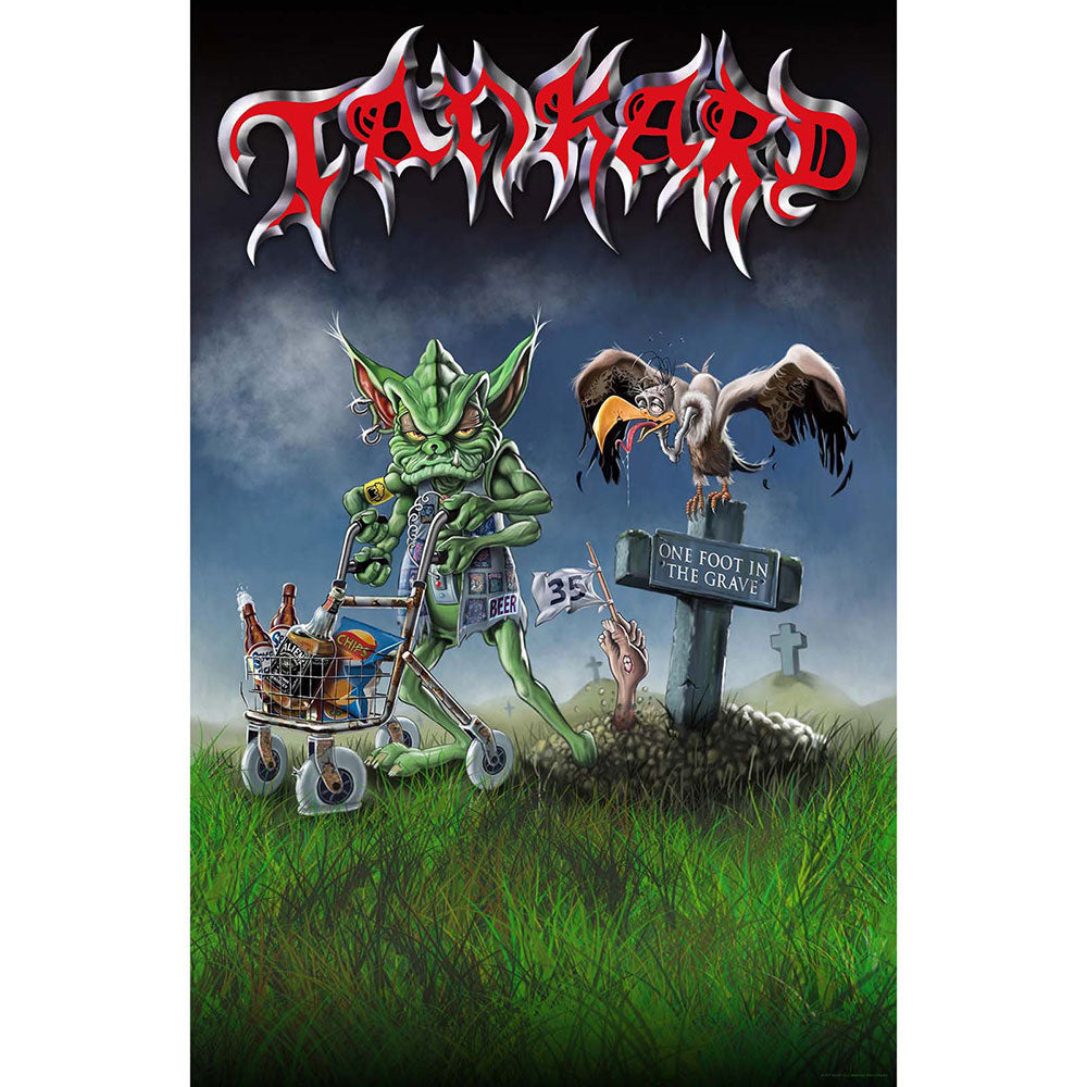 Tankard Textile Poster: One Foot In The Grave Textielposter