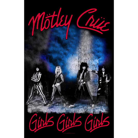 Motley Crue Textile Poster: Girls, Girls, Girls Textielposter