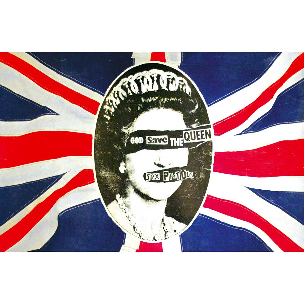 The Sex Pistols Textile Poster: God Save The Queen Textielposter