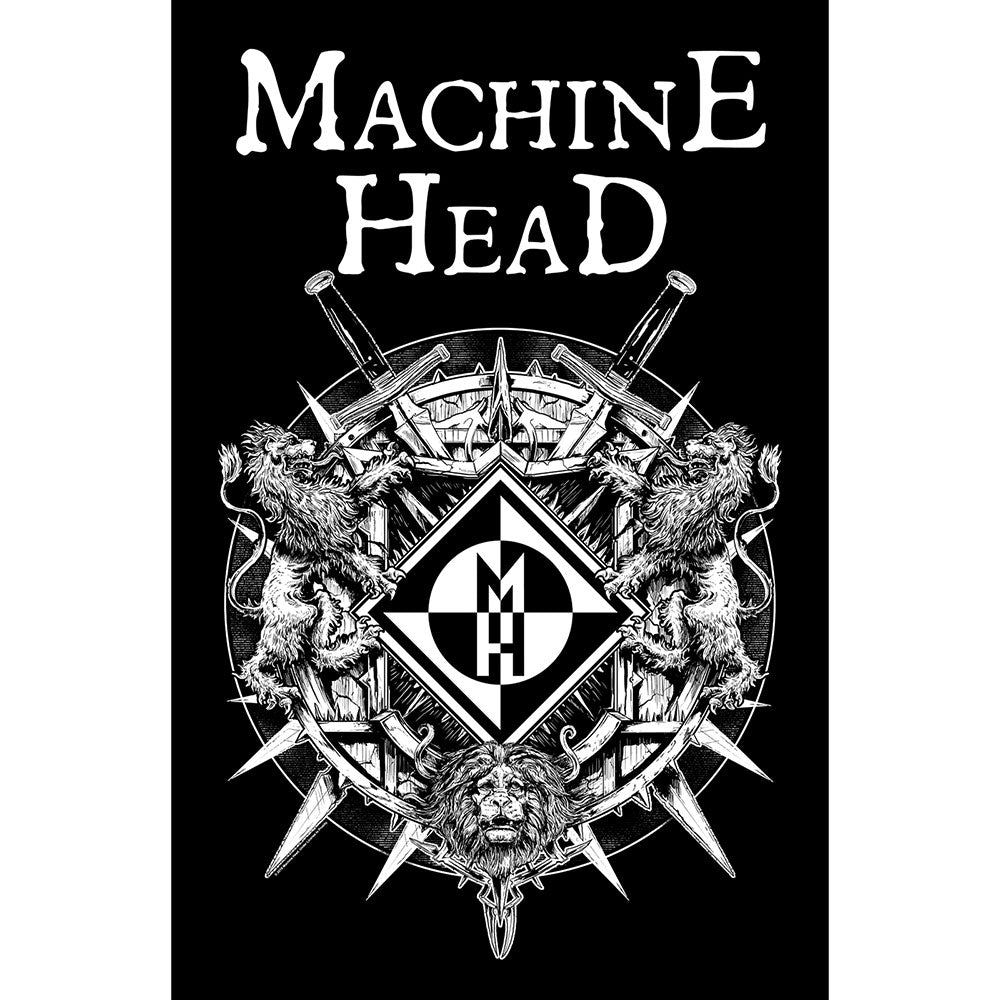 Machine Head Textile Poster: Crest Textielposter