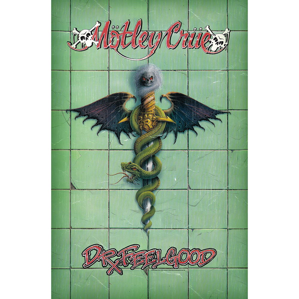 Motley Crue Textile Poster: Doctor Feelgood Textielposter