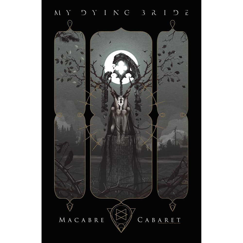 My Dying Bride Textile Poster: Macabre Cabaret Textielposter