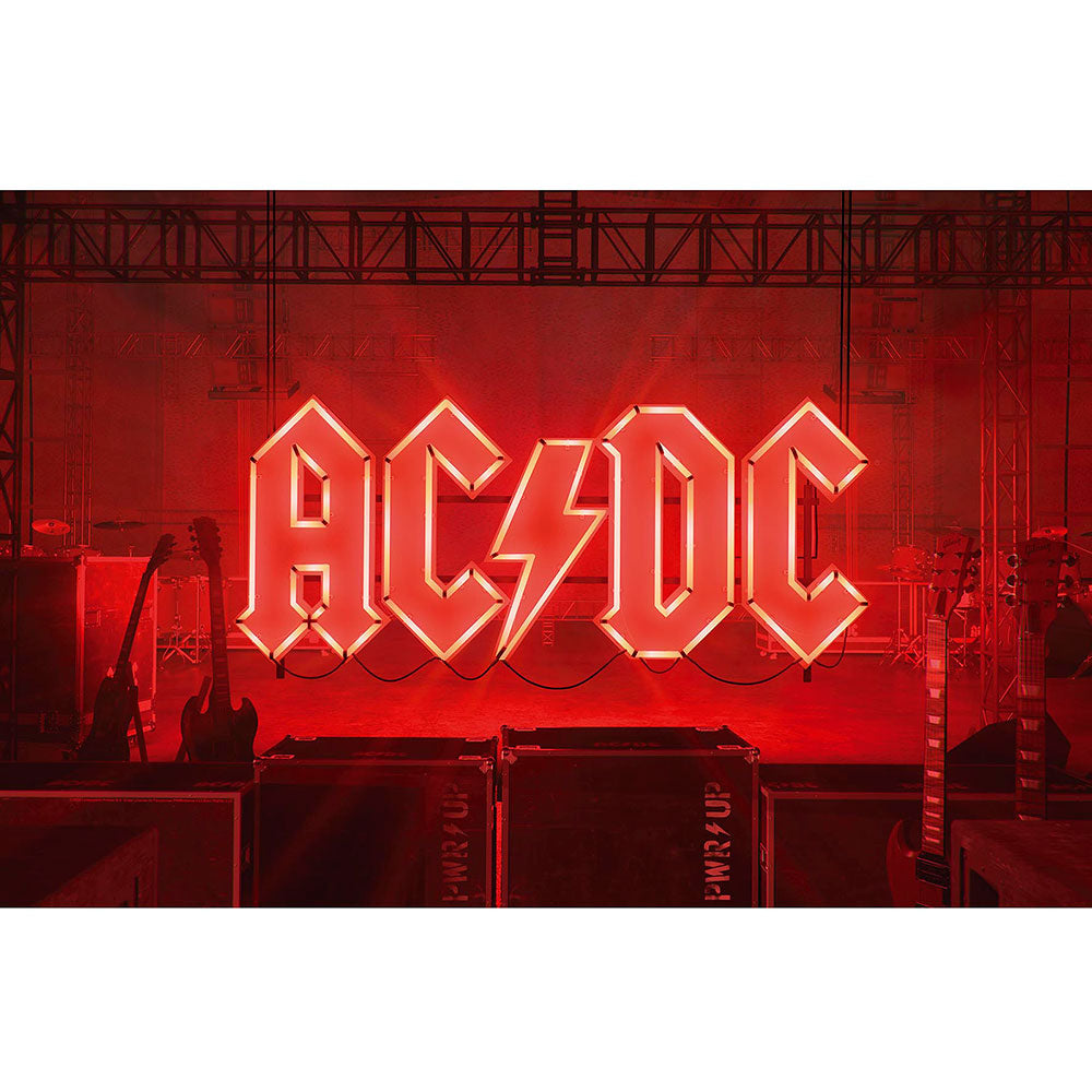 AC/DC Textile Poster: PWR-UP Textielposter