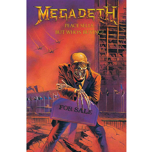 Megadeth Textile Poster: Peace Sells Textielposter