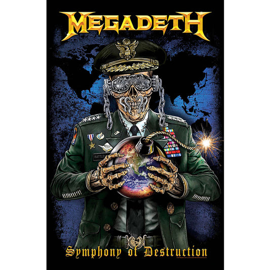 Megadeth Textile Poster: Symphony of Destruction Textielposter