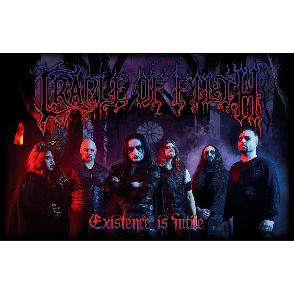 Cradle Of Filth Textile Poster: Existence Is Futile Textielposter