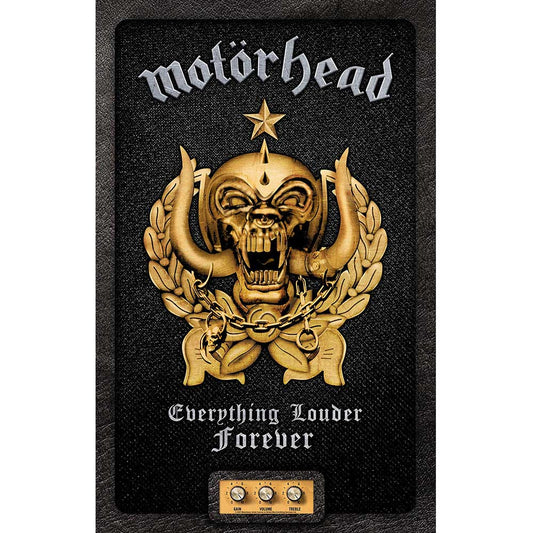 Motorhead Textile Poster: Everything Louder Forever Textielposter