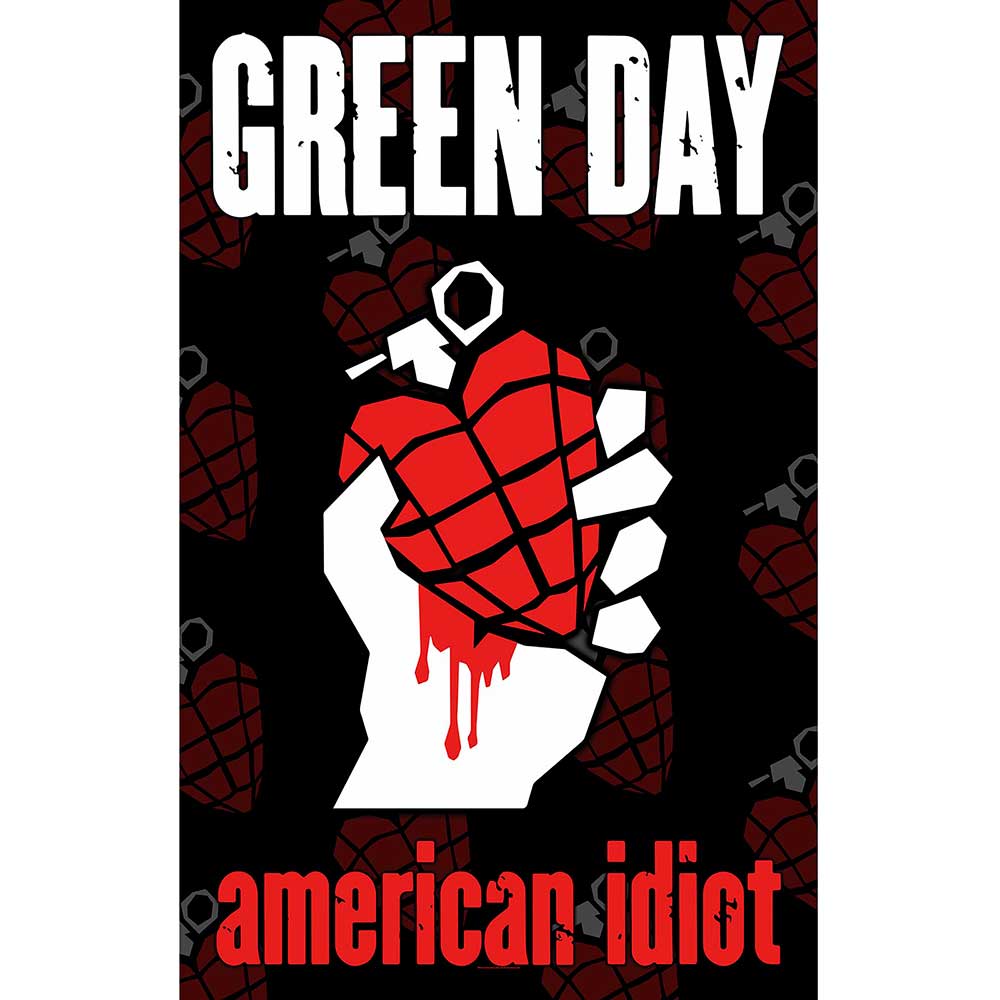 Green Day Textile Poster: American Idiot Textielposter