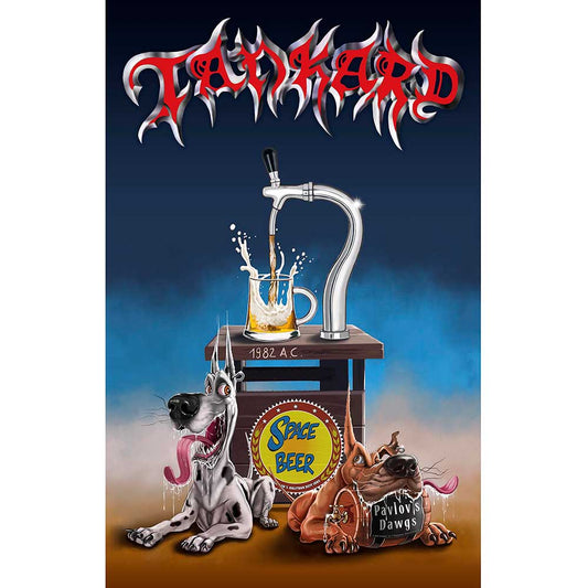 Tankard Textile Poster: Pavlov's Dawgs Textielposter