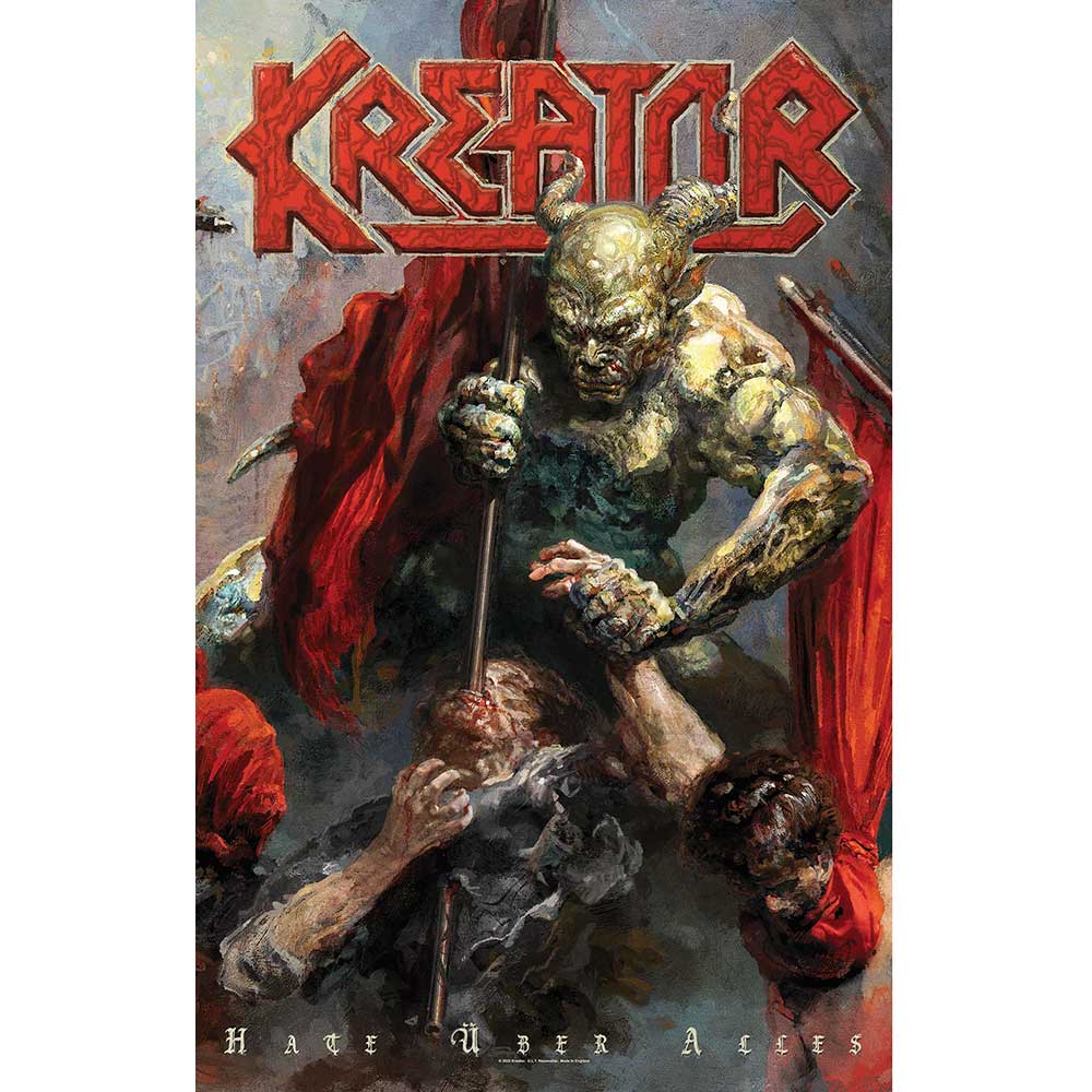 Kreator Textile Poster: Hate Uber Alles Textielposter