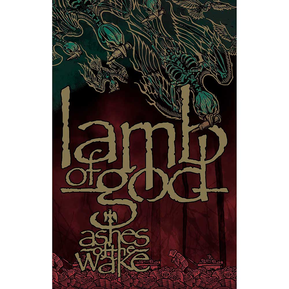 Lamb Of God Textile Poster: Ashes Of The Wake Textielposter