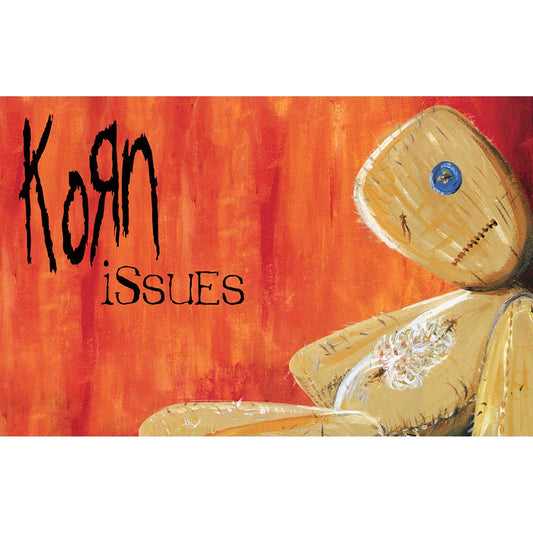 Een foto van een Textile Poster van Korn.