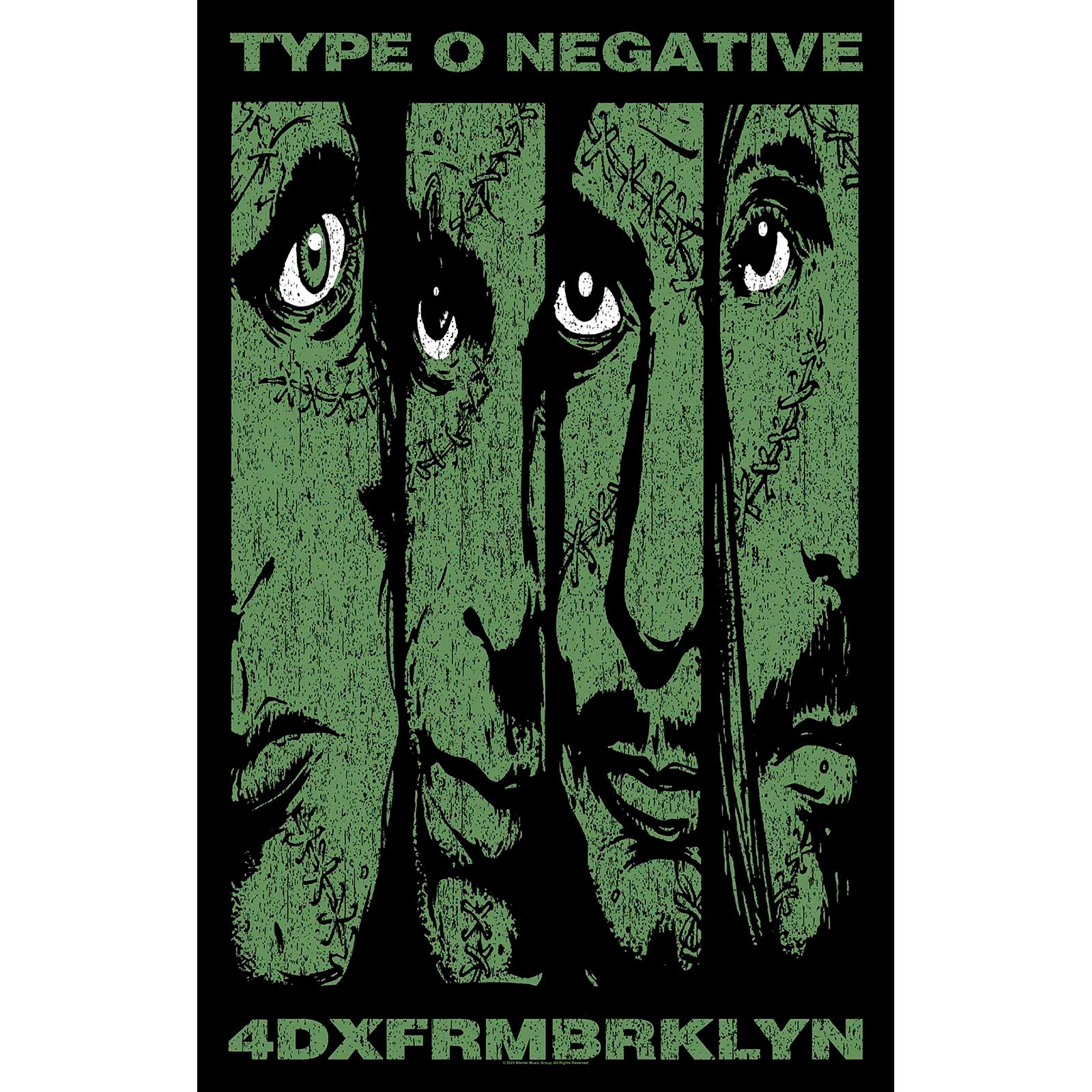 Een foto van een Textile Poster van Type O Negative.