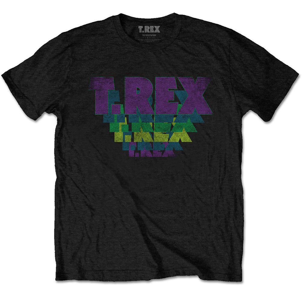 T-Rex Unisex T-Shirt: Stacked Logo T-Shirt