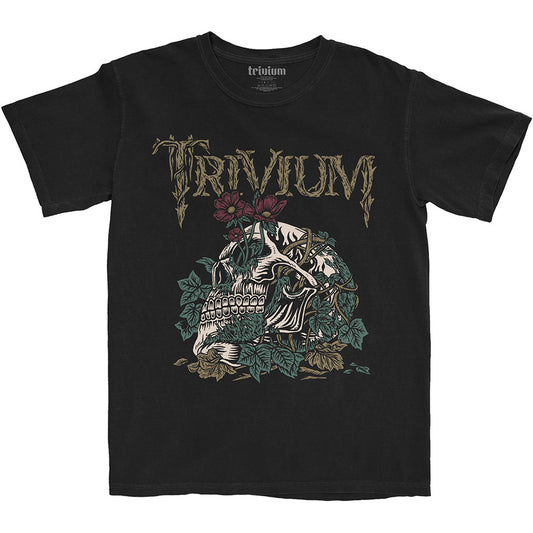 Trivium Unisex T-Shirt: Skelly Flower T-Shirt