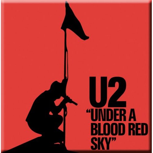 U2 Fridge Magnet: Under a Blood Red Sky Koelkastmagneet