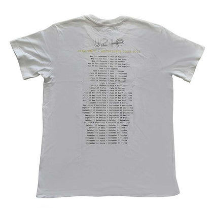 U2 Unisex T-Shirt: Live Action (Back Print) (Ex-Tour) T-Shirt