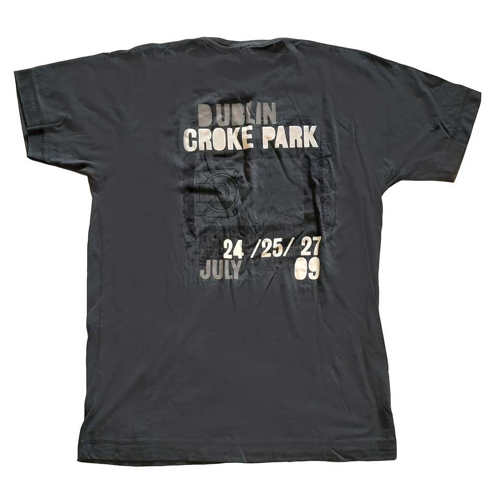 U2 Unisex T-Shirt: 360 Degree Tour Croke Park 2009 (Back Print) (Ex-Tour) T-Shirt