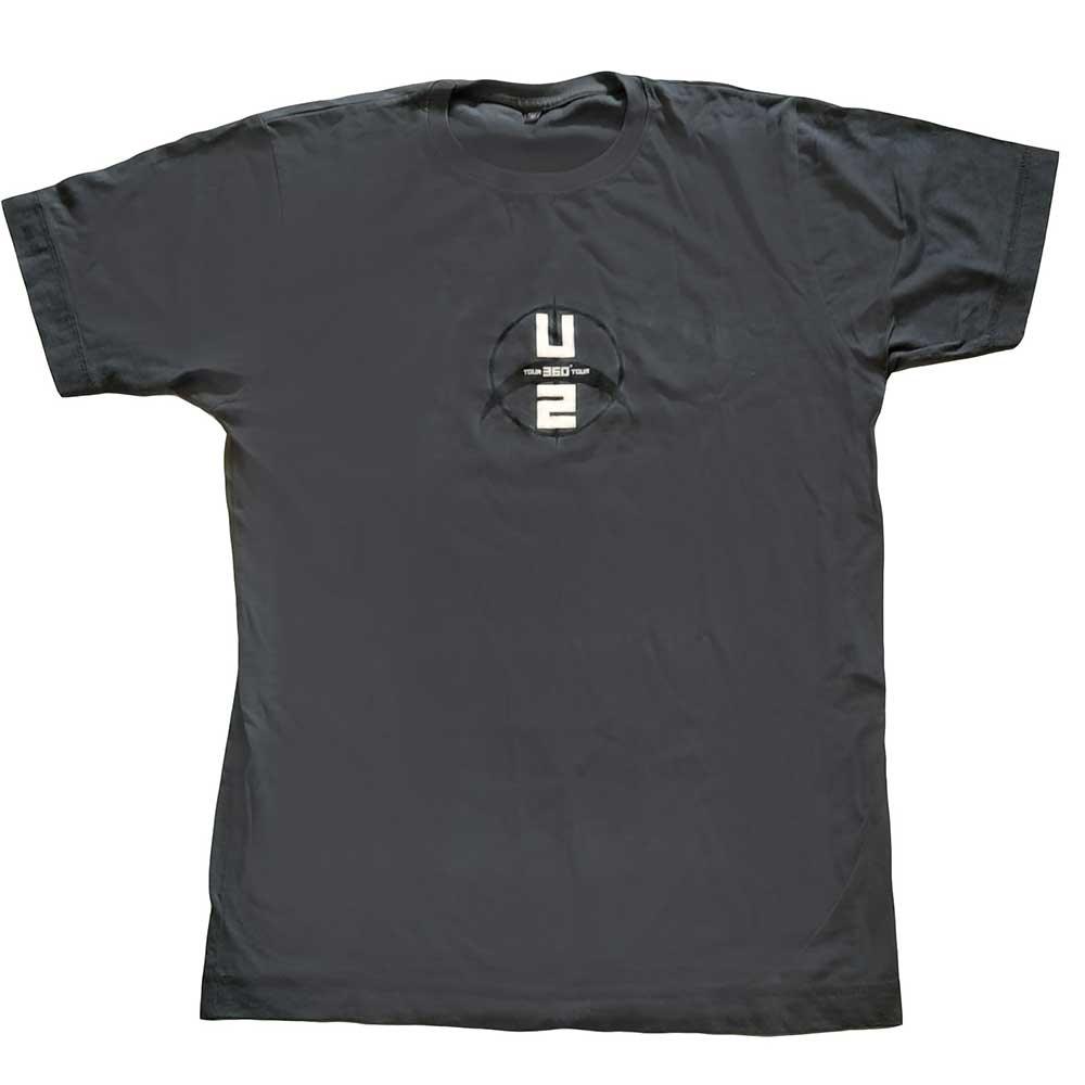 U2 Unisex T-Shirt: 360 Degree Tour Croke Park 2009 (Back Print) (Ex-Tour) T-Shirt