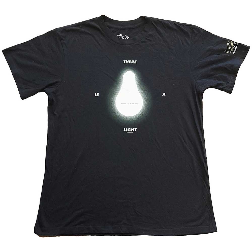 U2 Unisex T-Shirt: I+E Tour 2015 There Is A Light (Back Print) (Ex-Tour) T-Shirt