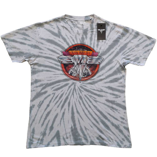 Van Halen Unisex T-Shirt: Chrome Logo (Wash Collection) T-Shirt