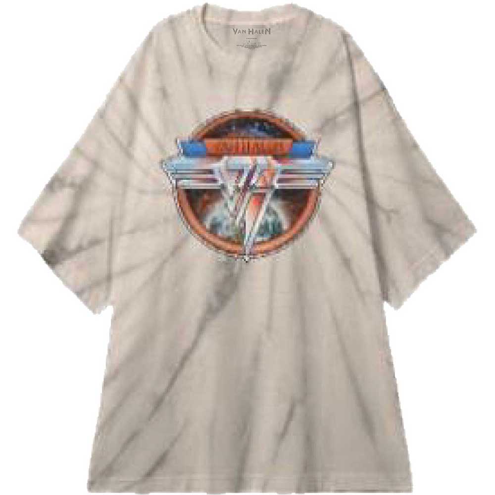 Van Halen Unisex T-Shirt: Chrome Logo (Wash Collection) T-Shirt