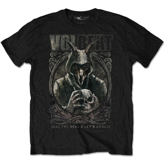 Volbeat Unisex T-Shirt: Goat with Skull T-Shirt