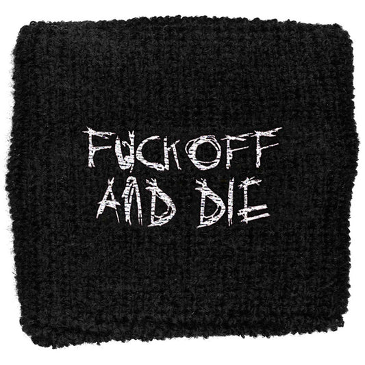 Darkthrone Fabric Wristband: Fuck Off And Die (Loose) Stoffen polsband