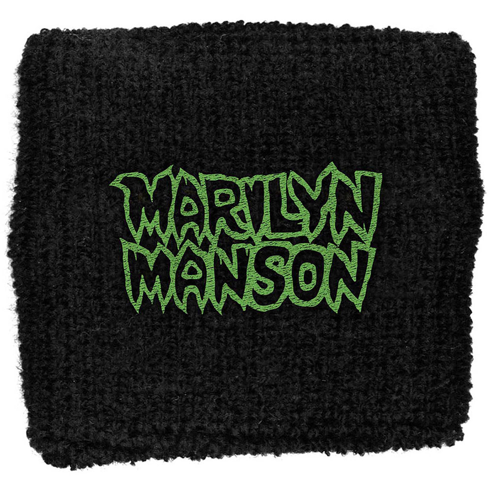 Marilyn Manson Fabric Wristband: Logo (Loose) Stoffen polsband